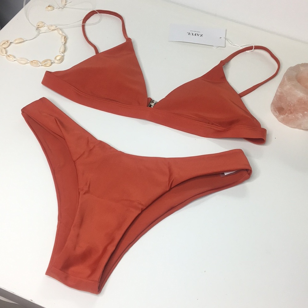 ZAFUL tan bikini swimsuit